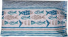 Completo-letto-lenzuola-100%-cotone-made-in-italy-PESCI-AZZURRO