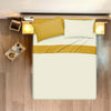 Completo Letto Lenzuola Bicolor in 100% Cotone Made in Italy Beige/ Ocra Casa e cucina/Tessili per la casa/Biancheria da letto/Lenzuola e federe/Lenzuola Novilunio - Sesto San Giovanni, Commerciovirtuoso.it