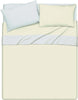 Completo Letto Lenzuola Bicolor In 100% Cotone Made In Italy Beige/grigio Perla Casa e cucina/Tessili per la casa/Biancheria da letto/Lenzuola e federe/Lenzuola Novilunio - Sesto San Giovanni, Commerciovirtuoso.it