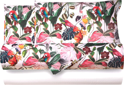Completo Letto Lenzuola Federe Bifaccia Double Face Stampa Digitale In Cotone Made In Italy Amazzonia Casa e cucina/Tessili per la casa/Biancheria da letto/Lenzuola e federe/Lenzuola Novilunio - Sesto San Giovanni, Commerciovirtuoso.it