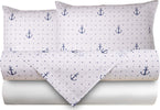 Completo Letto Lenzuola Federe Bifaccia Double Face Stampa Digitale In Cotone Made In Italy Ancore Casa e cucina/Tessili per la casa/Biancheria da letto/Lenzuola e federe/Lenzuola Novilunio - Sesto San Giovanni, Commerciovirtuoso.it