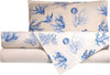 Completo Letto Lenzuola Federe Bifaccia Double Face Stampa Digitale In Cotone Made In Italy Coralli Azzurro Casa e cucina/Tessili per la casa/Biancheria da letto/Lenzuola e federe/Lenzuola Novilunio - Sesto San Giovanni, Commerciovirtuoso.it