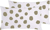 Completo-letto-lenzuola-federe-bifaccia-double-face-stampa-digitale-in-cotone-made-in-italy-DOT-MAXI-TORTORA/BIANCO