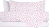 Completo-letto-lenzuola-federe-bifaccia-double-face-stampa-digitale-in-cotone-made-in-italy-DOT-MINI-ROSA/BIANCO