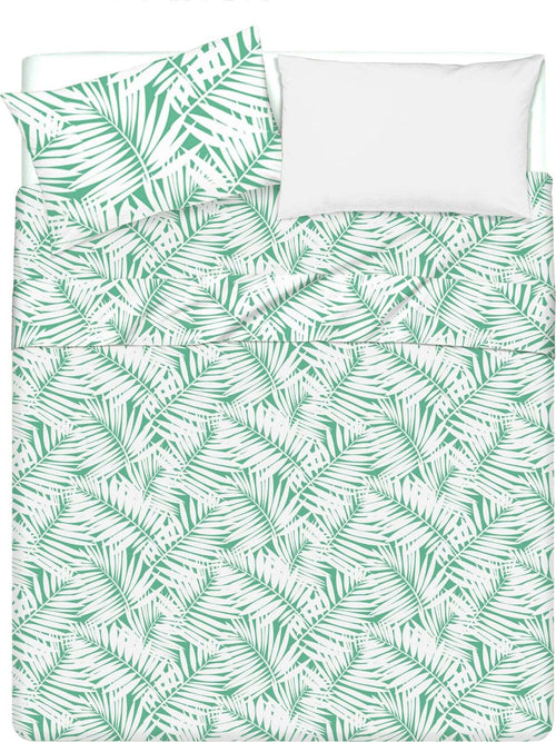 Completo Letto Lenzuola Federe Bifaccia Double Face Stampa Digitale In Cotone Made In Italy Felci Casa e cucina/Tessili per la casa/Biancheria da letto/Lenzuola e federe/Lenzuola Novilunio - Sesto San Giovanni, Commerciovirtuoso.it
