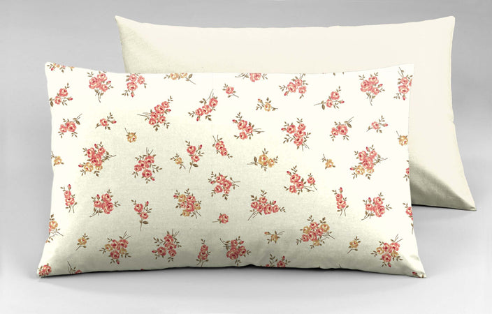 Completo letto lenzuola federe bifaccia double face stampa digitale in cotone made in italy FIORELLINI/PANNA Casa e cucina/Tessili per la casa/Biancheria da letto/Lenzuola e federe/Lenzuola Novilunio - Sesto San Giovanni, Commerciovirtuoso.it