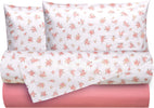 Completo letto lenzuola federe bifaccia double face stampa digitale in cotone made in italy FIORELLINI/ROSA ANTICO Casa e cucina/Tessili per la casa/Biancheria da letto/Lenzuola e federe/Lenzuola Novilunio - Sesto San Giovanni, Commerciovirtuoso.it