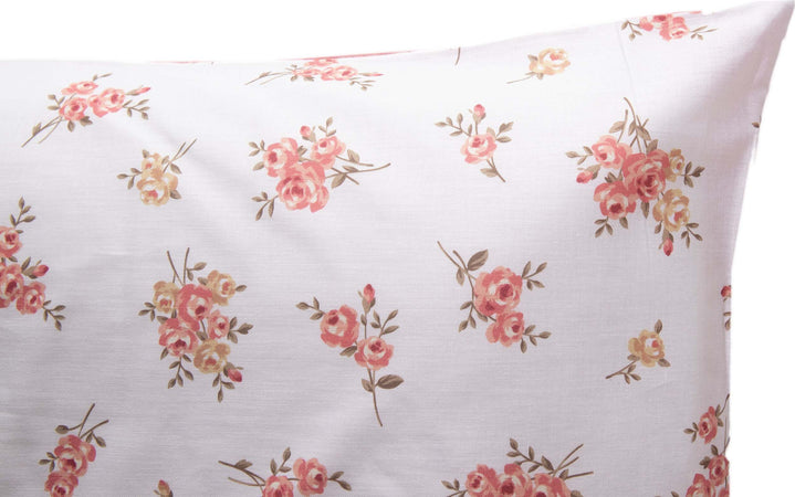 Completo letto lenzuola federe bifaccia double face stampa digitale in cotone made in italy FIORELLINI/ROSA ANTICO Casa e cucina/Tessili per la casa/Biancheria da letto/Lenzuola e federe/Lenzuola Novilunio - Sesto San Giovanni, Commerciovirtuoso.it