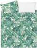 Completo Letto Lenzuola Federe Bifaccia Double Face Stampa Digitale In Cotone Made In Italy Foglie Verdi Casa e cucina/Tessili per la casa/Biancheria da letto/Lenzuola e federe/Lenzuola Novilunio - Sesto San Giovanni, Commerciovirtuoso.it