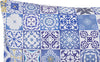 Completo-letto-lenzuola-federe-bifaccia-double-face-stampa-digitale-in-cotone-made-in-italy-MAIOLICHE-DI-VIETRI/BIANCO