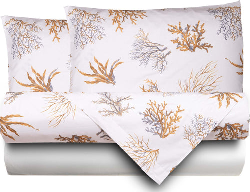 Completo Letto Lenzuola Federe Bifaccia Double Face Stampa Digitale In Cotone Made In Italy Oceano Bianco Casa e cucina/Tessili per la casa/Biancheria da letto/Lenzuola e federe/Lenzuola Novilunio - Sesto San Giovanni, Commerciovirtuoso.it