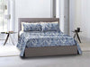 Completo-letto-lenzuola-federe-bifaccia-double-face-stampa-digitale-in-cotone-made-in-italy-PAISLEY-BLU/BIANCO