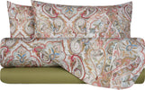 Completo letto lenzuola federe bifaccia double face stampa digitale in cotone made in italy PAISLEY DORATO Casa e cucina/Tessili per la casa/Biancheria da letto/Lenzuola e federe/Lenzuola Novilunio - Sesto San Giovanni, Commerciovirtuoso.it