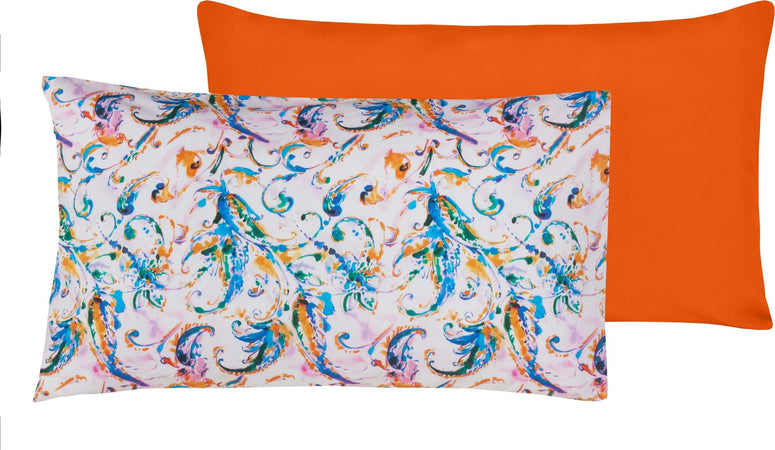 Completo letto lenzuola federe bifaccia double face stampa digitale in cotone made in italy PAISLEY MULTICOLOR Casa e cucina/Tessili per la casa/Biancheria da letto/Lenzuola e federe/Lenzuola Novilunio - Sesto San Giovanni, Commerciovirtuoso.it