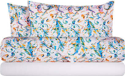 Completo-letto-lenzuola-federe-bifaccia-double-face-stampa-digitale-in-cotone-made-in-italy-PAISLEY-MULTICOLOR/BIANCO