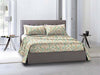 Completo-letto-lenzuola-federe-bifaccia-double-face-stampa-digitale-in-cotone-made-in-italy-PAISLEY-VERDE/BIANCO