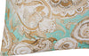 Completo-letto-lenzuola-federe-bifaccia-double-face-stampa-digitale-in-cotone-made-in-italy-PAISLEY-VERDE/BIANCO