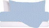 Completo-letto-lenzuola-federe-bifaccia-double-face-stampa-digitale-in-cotone-made-in-italy-POIS-BIANCHI-SU-CELESTE/BIANCO