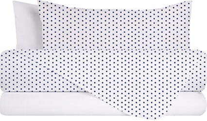 Completo-letto-lenzuola-federe-bifaccia-double-face-stampa-digitale-in-cotone-made-in-italy-POIS-BLU-SU-BIANCO/BIANCO-(copia)