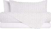 Completo-letto-lenzuola-federe-bifaccia-double-face-stampa-digitale-in-cotone-made-in-italy-POIS-TORTORA-SU-BIANCO/BIANCO