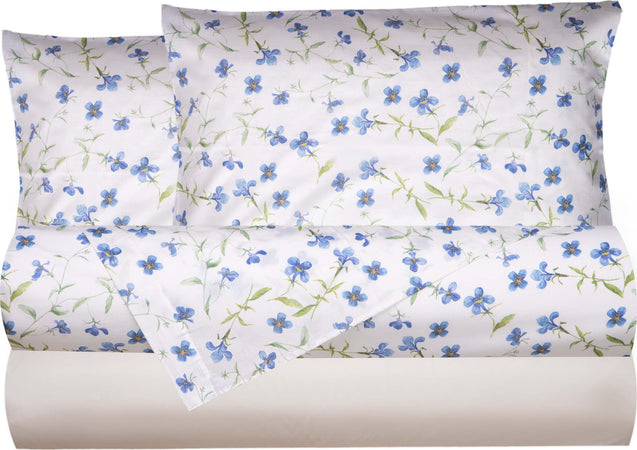 Completo letto lenzuola federe bifaccia double face stampa digitale in cotone made in italy RICORDI/PANNA Casa e cucina/Tessili per la casa/Biancheria da letto/Lenzuola e federe/Lenzuola Novilunio - Sesto San Giovanni, Commerciovirtuoso.it