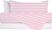Completo-letto-lenzuola-federe-bifaccia-double-face-stampa-digitale-in-cotone-made-in-italy-STRIPE-MINI-ROSA/BIANCO-(copia)