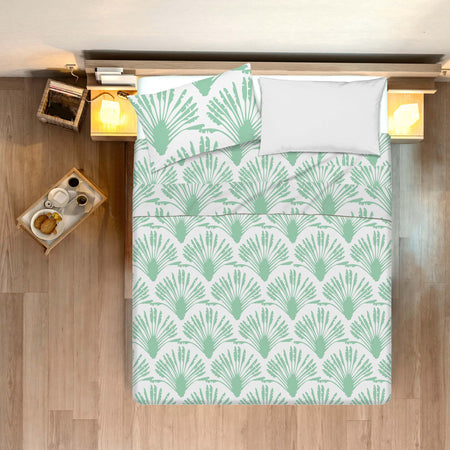 Completo Letto Lenzuola Federe Bifaccia Double Face Stampa Digitale In Cotone Made In Italy Ventagli Casa e cucina/Tessili per la casa/Biancheria da letto/Lenzuola e federe/Lenzuola Novilunio - Sesto San Giovanni, Commerciovirtuoso.it
