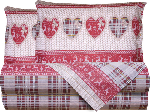 Completo Letto Lenzuola Federe Letto Stampa Fantasia 100% Cotone Made In Italy Cuori Country Casa e cucina/Tessili per la casa/Biancheria da letto/Lenzuola e federe/Set di lenzuola e federe Smartdecohome - Sesto San Giovanni, Commerciovirtuoso.it