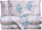 Completo Letto Lenzuola Federe Letto Stampa Fantasia 100% Cotone Made In Italy Ginkgo Azzurro Casa e cucina/Tessili per la casa/Biancheria da letto/Lenzuola e federe/Set di lenzuola e federe Smartdecohome - Sesto San Giovanni, Commerciovirtuoso.it