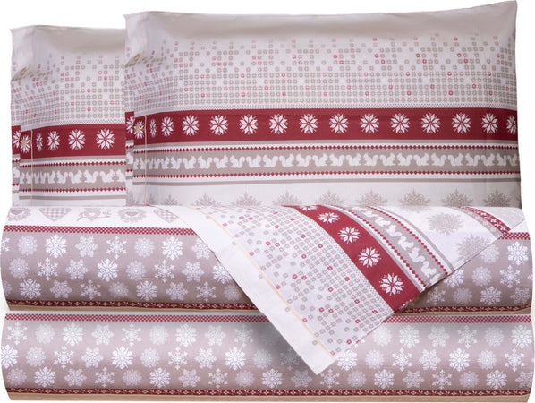 Completo Letto Lenzuola Federe Letto Stampa Fantasia 100% Cotone Made In Italy Stelle Alpine Casa e cucina/Tessili per la casa/Biancheria da letto/Lenzuola e federe/Set di lenzuola e federe Smartdecohome - Sesto San Giovanni, Commerciovirtuoso.it