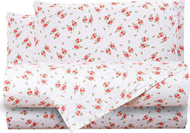 Completo-letto-lenzuola-in-cotone-made-in-italy-FIORELLINI-ROSSI