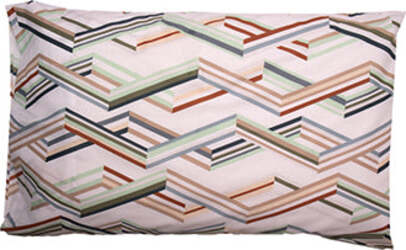 Completo-letto-lenzuola-in-cotone-made-in-italy-MULTILINEA-VERDE
