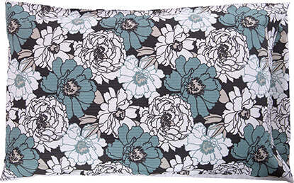 Completo-letto-lenzuola-in-cotone-made-in-italy-PEONIE-BLU