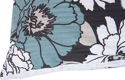 Completo-letto-lenzuola-in-cotone-made-in-italy-PEONIE-BLU
