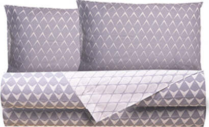 Completo-letto-lenzuola-in-cotone-made-in-italy-ROMBI-GRIGIO