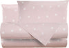 Completo-letto-lenzuola-in-cotone-made-in-italy-STELLINE-BIANCHE-SU-FONDO-ROSA