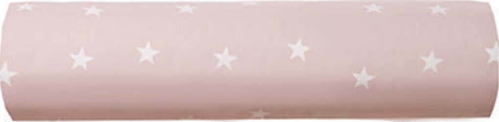 Completo-letto-lenzuola-in-cotone-made-in-italy-STELLINE-BIANCHE-SU-FONDO-ROSA