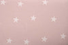 Completo-letto-lenzuola-in-cotone-made-in-italy-STELLINE-BIANCHE-SU-FONDO-ROSA
