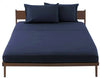 Completo Letto Lenzuola Matrimoniale 100% Cotone 1 Lenzuolo 240x290cm +1Copri Materasso 180x280cm + 2 Federe 52x82cm Made in Italy