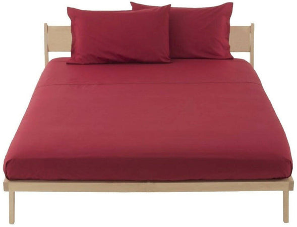 Completo Letto Lenzuola Matrimoniale 100% Cotone 1 Lenzuolo 240x290cm +1Copri Materasso 180x280cm + 2 Federe 52x82cm Made in Italy