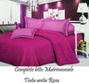 COMPLETO LETTO LENZUOLA MATRIMONIALE CON COPRI CUSCINI TINTA UNITA COLORE ROSA Casa e cucina/Tessili per la casa/Biancheria da letto/Lenzuola e federe/Set di lenzuola e federe Trade Shop italia - Napoli, Commerciovirtuoso.it