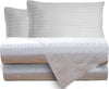 Completo Letto Lenzuola Raso Spigato Rigato Bianco Set Letto Completo Made in Italy Casa e cucina/Tessili per la casa/Biancheria da letto/Lenzuola e federe/Set di lenzuola e federe Vanita di raso - Sesto San Giovanni, Commerciovirtuoso.it