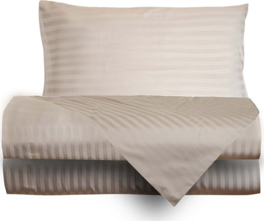 Completo Letto Lenzuola Raso Spigato Rigato Crema Set Letto Completo Made In Italy Casa e cucina/Tessili per la casa/Biancheria da letto/Lenzuola e federe/Set di lenzuola e federe Vanita di raso - Sesto San Giovanni, Commerciovirtuoso.it