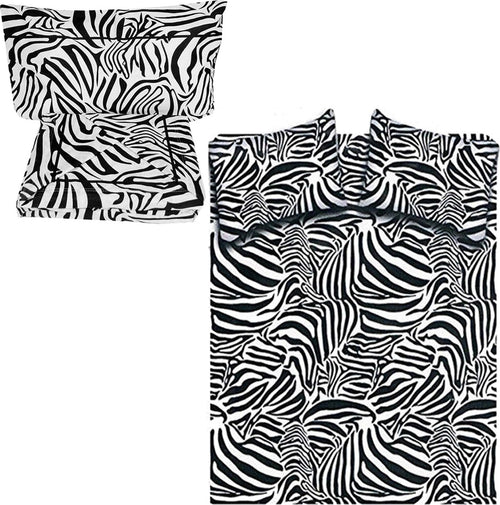 COMPLETO LETTO MATRIMONIALE IN FLANELLA ZEBRATO 240X280CM COPERTA TERMICA Casa e cucina/Tessili per la casa/Biancheria da letto/Lenzuola e federe/Set di lenzuola e federe Trade Shop italia - Napoli, Commerciovirtuoso.it