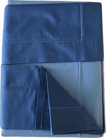 Completo Letto Matrimoniale In Puro Cotone Percalle Alta Qualità Set Lenzuola Con Federe Ennecappa Made In Italy Casa e cucina/Tessili per la casa/Biancheria per la cameretta/Lenzuola e federe/Set di lenzuola e federe Puleo Casa - Palermo, Commerciovirtuoso.it