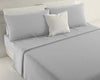 Completo-Letto-Matrimoniale-Irge-In-Puro-Cotone-100%-Completo-Di-Coppia-Federe-E-Lenzuolo-Sotto-Con-Angoli
