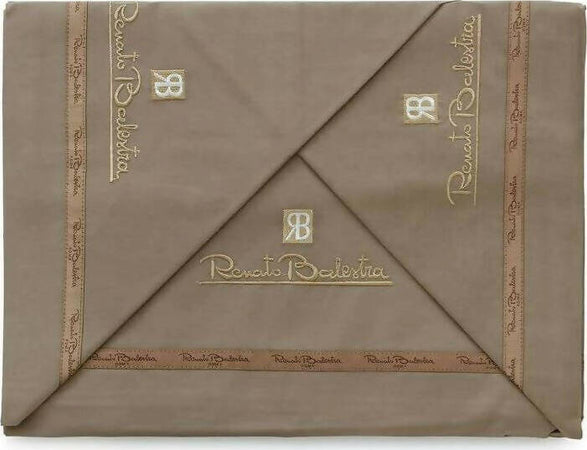Completo letto matrimoniale renato balestra in puro cotone tinta unita banda ricamata e logo originale certificato di garanzia e qualità Casa e cucina/Tessili per la casa/Biancheria per la cameretta/Lenzuola e federe/Set di lenzuola e federe Puleo Casa - Palermo, Commerciovirtuoso.it