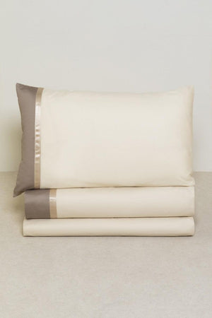 Neith Completo Letto Perlier Matrimoniale In Puro Cotone B118 - Passarelli Biancheria