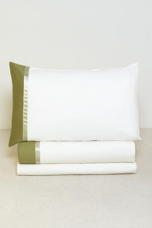 Neith Completo Letto Perlier Matrimoniale In Puro Cotone B118 - Passarelli Biancheria