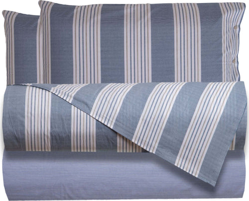 Completo Letto Set Di Lenzuola E Federe Letto Stampa Fantasia Righe Azzurro 100% Cotone Made In Italy Casa e cucina/Tessili per la casa/Biancheria da letto/Lenzuola e federe/Set di lenzuola e federe Smartdecohome - Sesto San Giovanni, Commerciovirtuoso.it